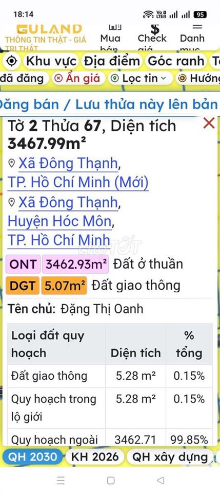 BÁN NHÀ Ở ĐÔNG THẠNH HÓC MÔN
