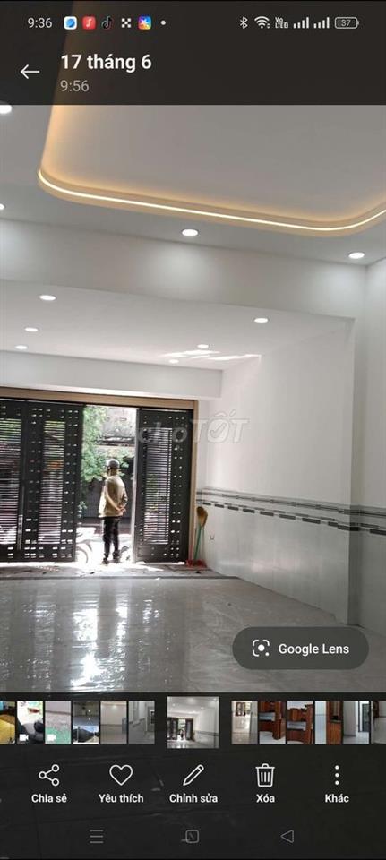 CHO THUÊ NHÀ MT ĐƯỜNG NHỰA DT 4M x 20M