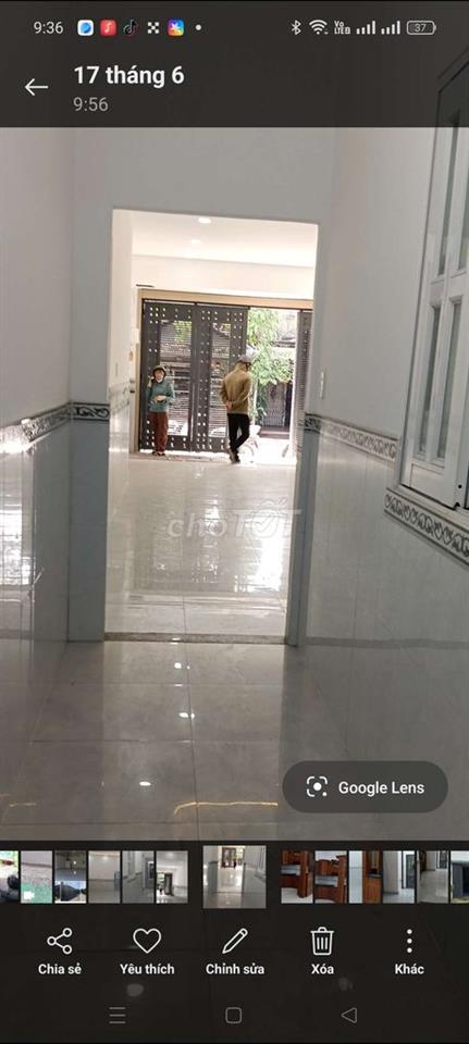 CHO THUÊ NHÀ MT ĐƯỜNG NHỰA DT 4M x 20M