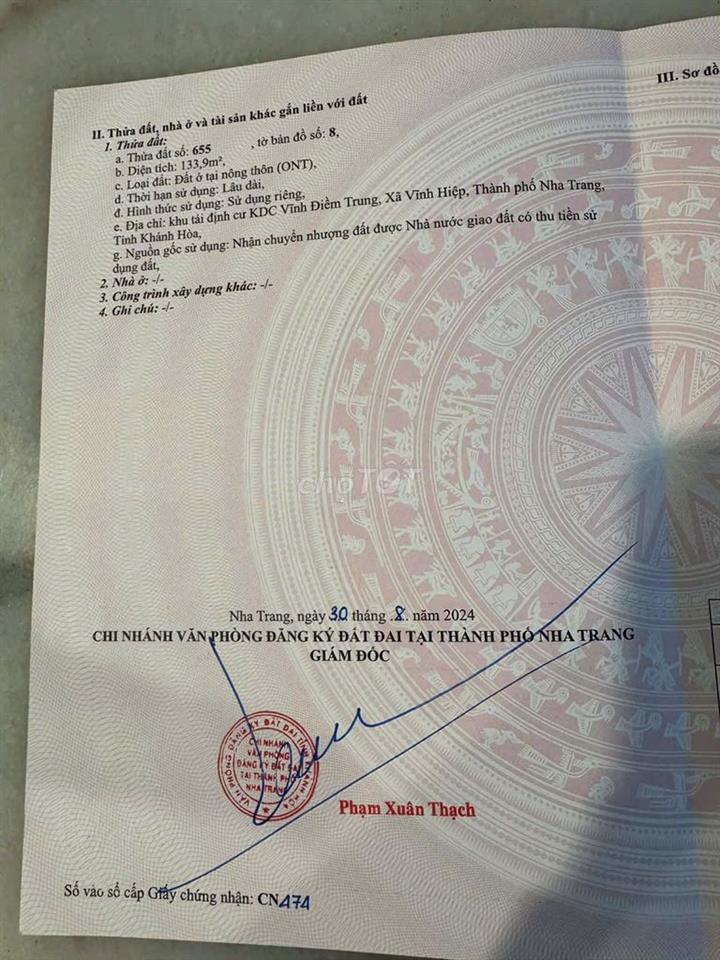 Cần bán Nhà ở Nha Trang, sổ riêng, gọi trực tiếp