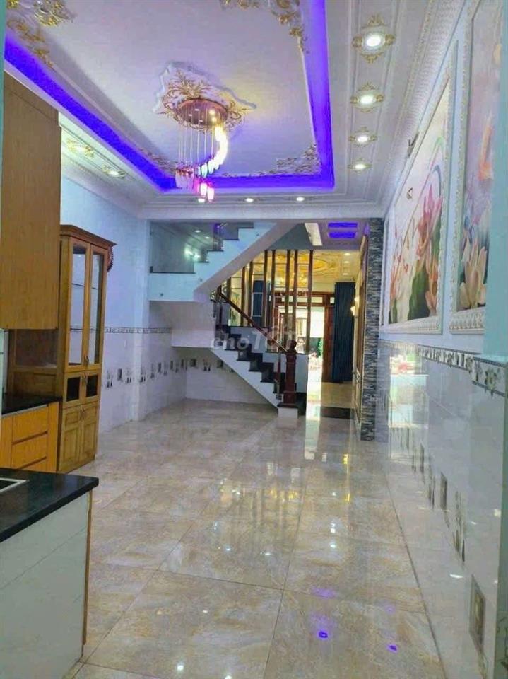 Nhà 1 Trệt 3 Lầu 4x23m Shr MT Xuân Thới 13 Gần Chợ Chữ S Trần Văn Mười