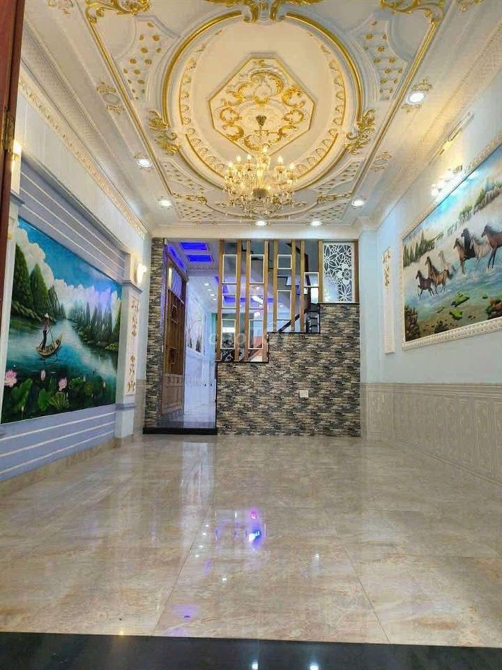 Nhà 1 Trệt 3 Lầu 4x23m Shr MT Xuân Thới 13 Gần Chợ Chữ S Trần Văn Mười