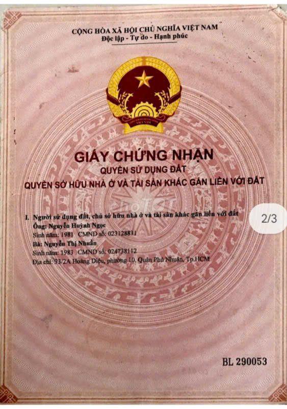 CẦN BÁN NHÀ CẤP 4 CHÍNH CHỦ