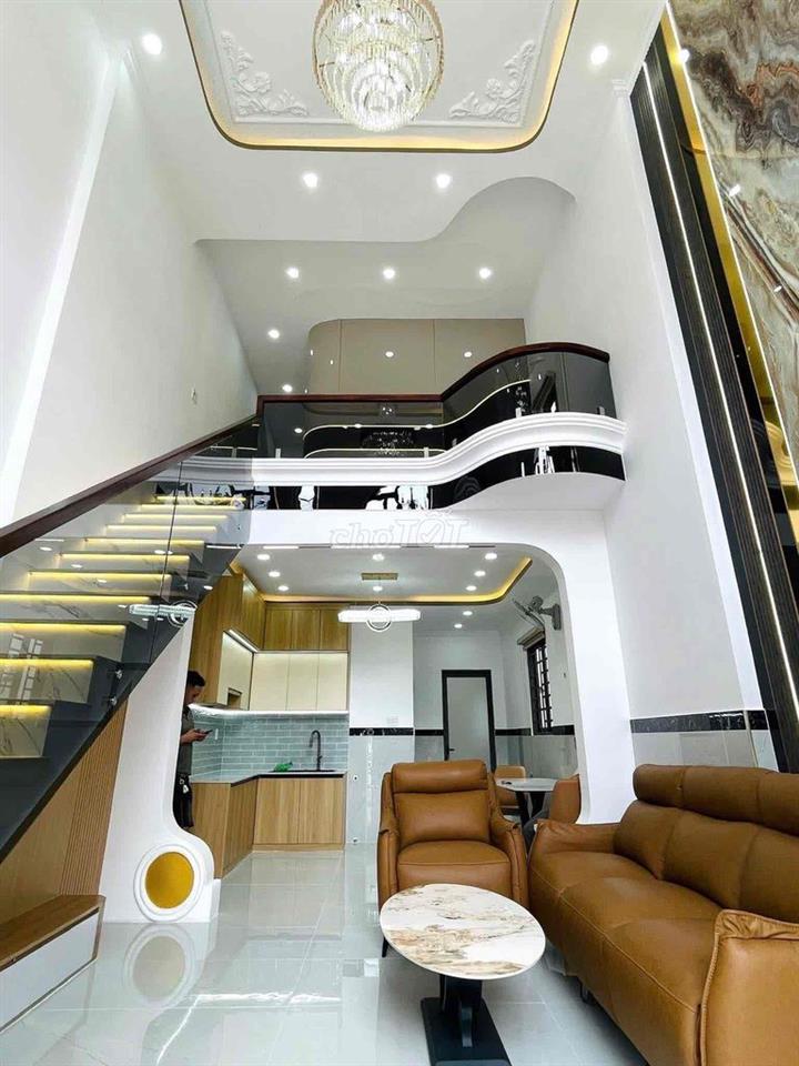 Nhà 1 Trệt 1 Lửng 4.5x16m Gần Chợ Thới Tứ - Full Nội Thất