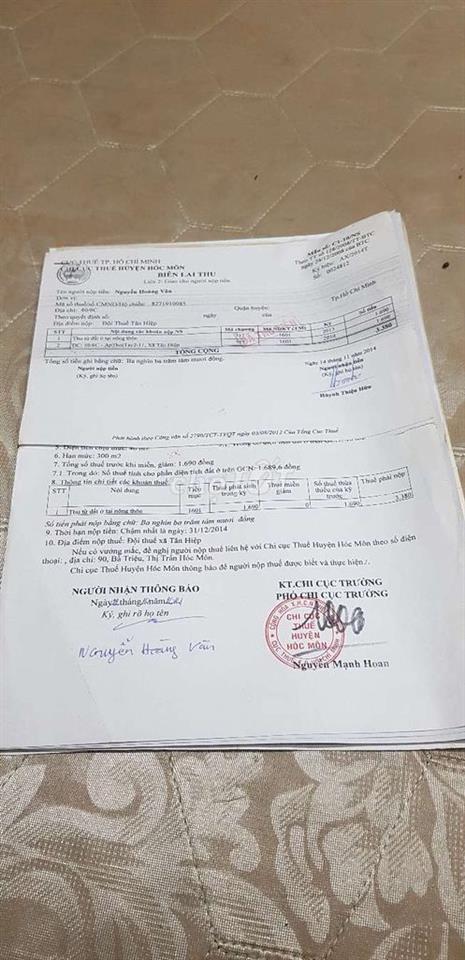 cần bán nhà tân hiệp