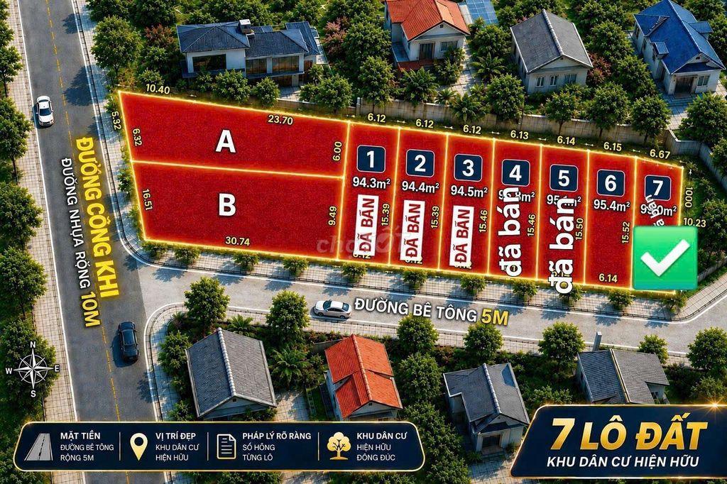 Đất thổ cư xây tự do thật mềm