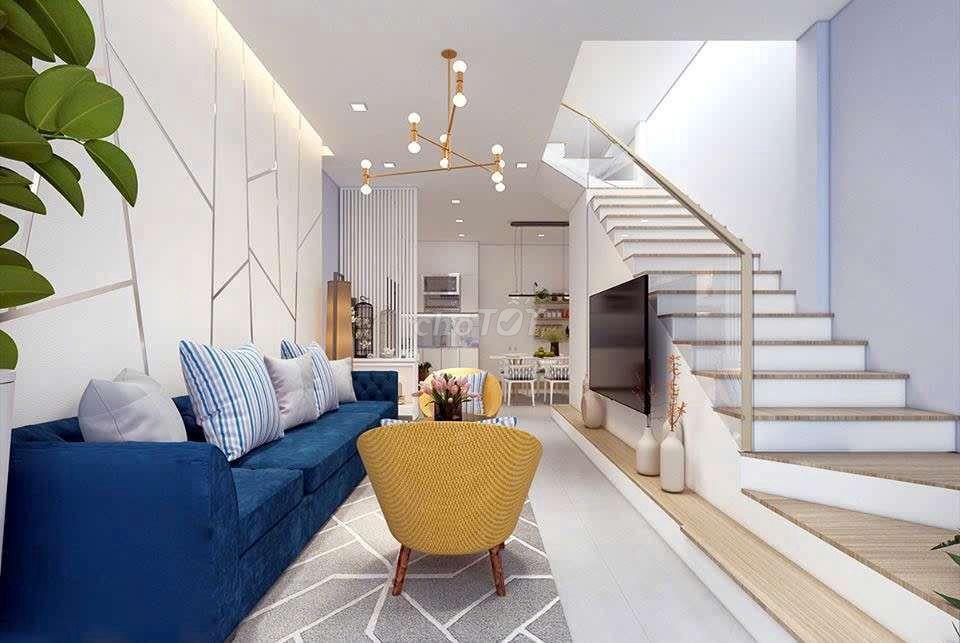 nhà mới hoàn thiện diện tích rộng khu dân cư
