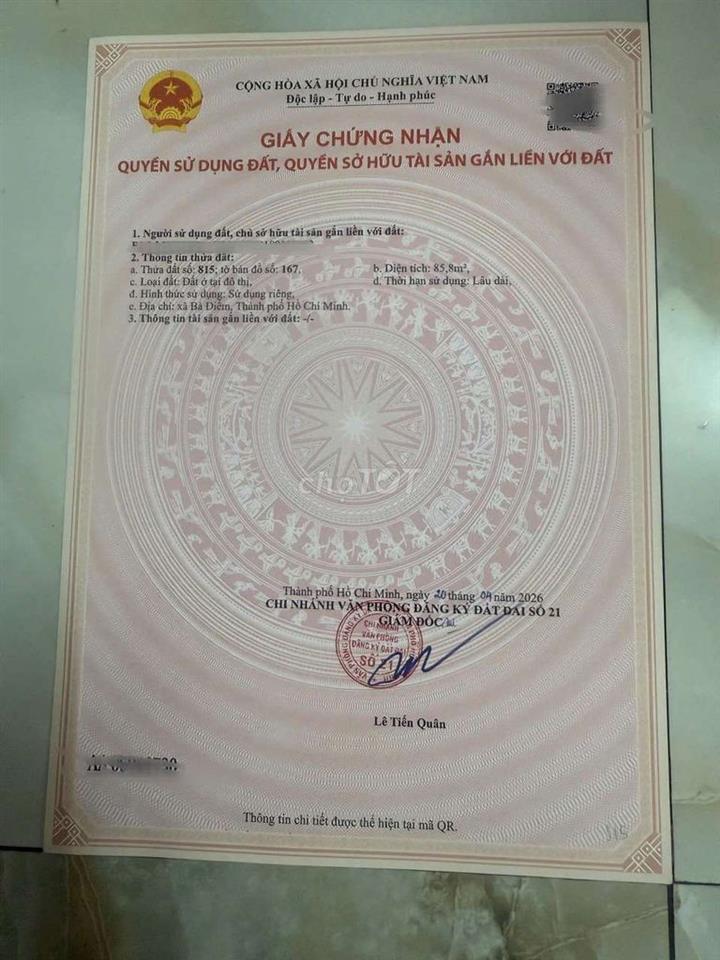 Đất thổ cư khu dân cư sát nhựa