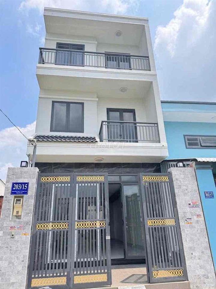 Bán Nhà đông thạnh hóc môn Nhà 3 Tầng,4PN