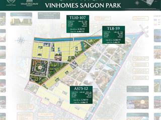 BÁN CĂN LIỀN KỀ ( xây thô) DỰ ÁN VINHOMSE SÀI GÒN PARK HÓC MÔN