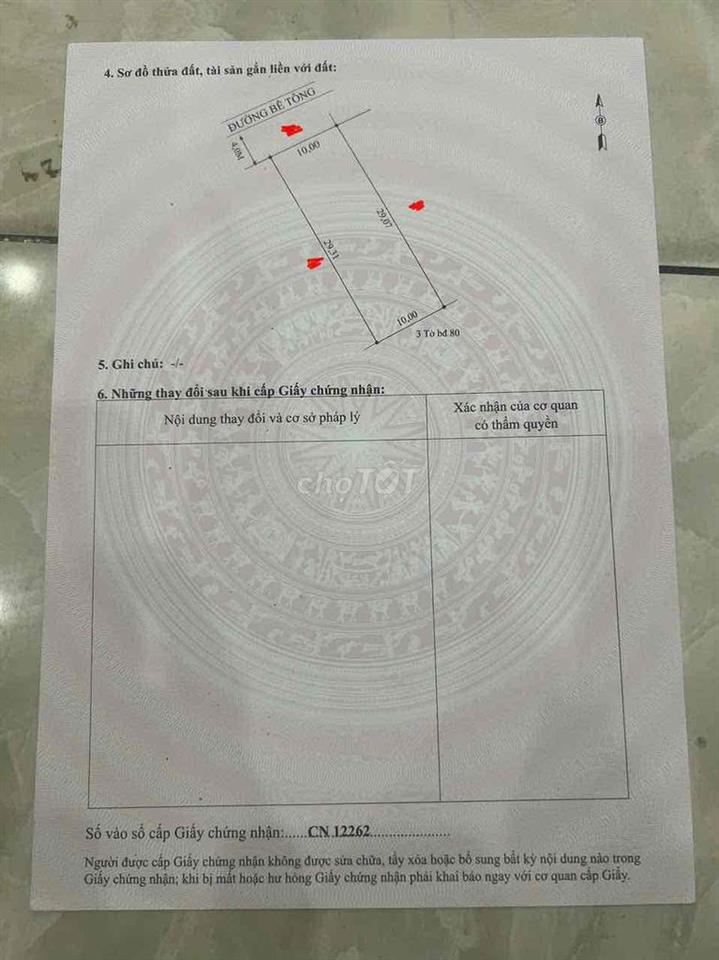 Ban lô đất 3500m2 thổ cư phù hợp phân lô ( 25-29lô)