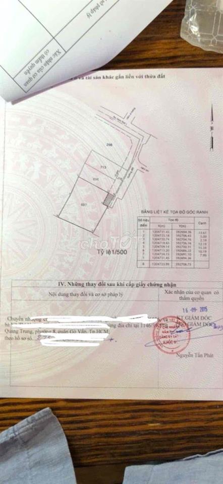 bán khu nhà trọ 3 dãy thu nhập ổn định có thể chia thành 3 lô
