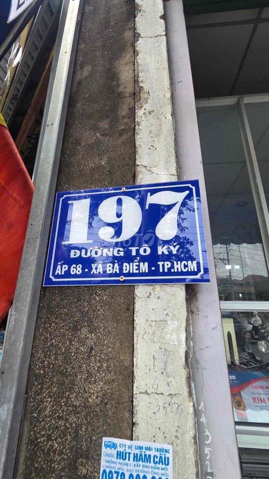Bán nhà mặt tiền Tô Ký, Bà Điểm (Miễn trung gian)