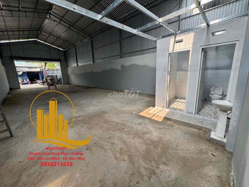 🏭 CHO THUÊ KHO XƯỞNG 170 m2 MẶT TIỀN XUÂN THỚI THƯỢNG – 12 TRIỆU/THÁNG