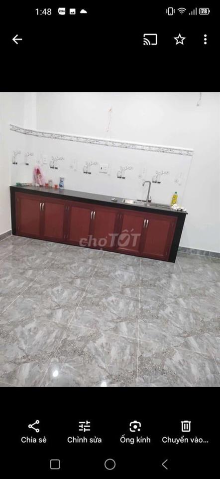 💫Cho thuê nhà 1trệt 1lững 2pn 2wc 1bếp DT 5X16 Hẽm otô