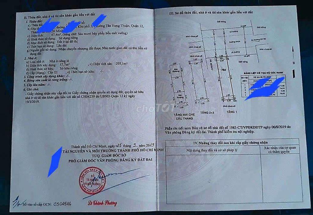 👉Bán Gấp nhà 1trệt 3lầu 4pn 4wc 1bếp.DT 4X17 Sổ hoàn công