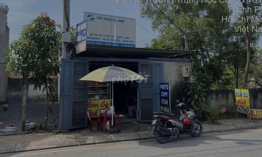 CHO THUÊ MẶT BẰNG KINH DOANH (KHÔNG Ở LẠI)