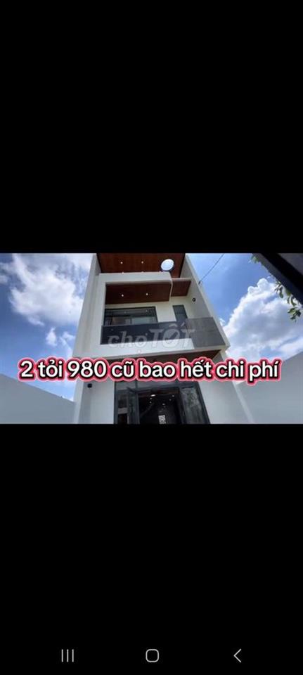 Nhà mới giáp ranh Hóc Môn