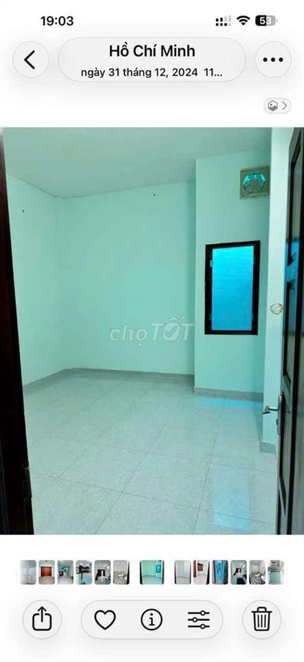 Cần cho thuê nhà P ĐHT.ĐƯỜNG  NVQ .DT 4,3 x18 .1 rrệt 1 lầu 3PN 2WS