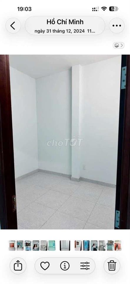 Cần cho thuê nhà P ĐHT.ĐƯỜNG  NVQ .DT 4,3 x18 .1 rrệt 1 lầu 3PN 2WS