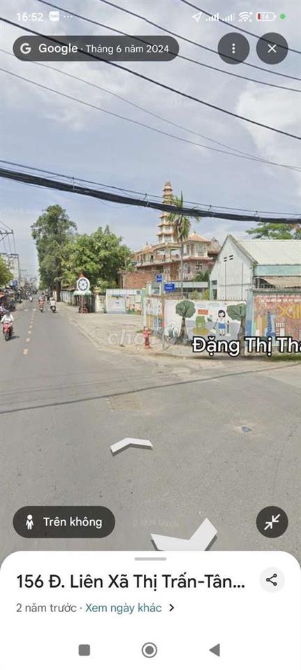 rẻ 2 miếng đất sau trường Trương văn Ngài chợ hóc môn 100m đường 8m