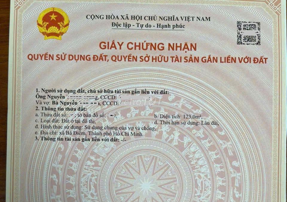 ĐẤT 145m2. TRUNG TÂM GIÁO XỨ THÁNH TÂM- XUÂN THỚI THƯỢNG