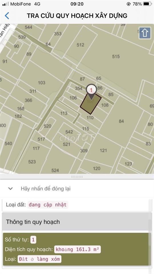 Bán đất ONT 10m x15.3m xã Hóc Môn mới, cách chợ HM 700m, coop DVD 400m