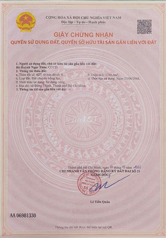 BÁN ĐẤT NÔNG NGHIỆP