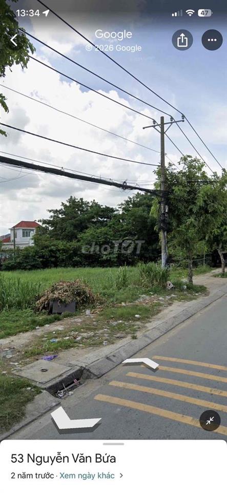 cho thuê đất ruộng mặt tiền đường nguyễn văn bứa