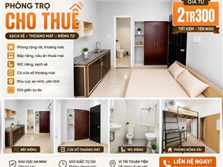 🔥 phòng trọ mới 100% – 628 Nguyễn Văn Quá, Q12 – Gần CVPM