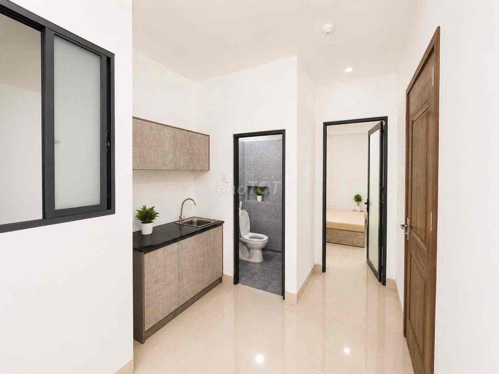 phòng trọ mới 100% nguyễn thị kiều có gác, ban công,
