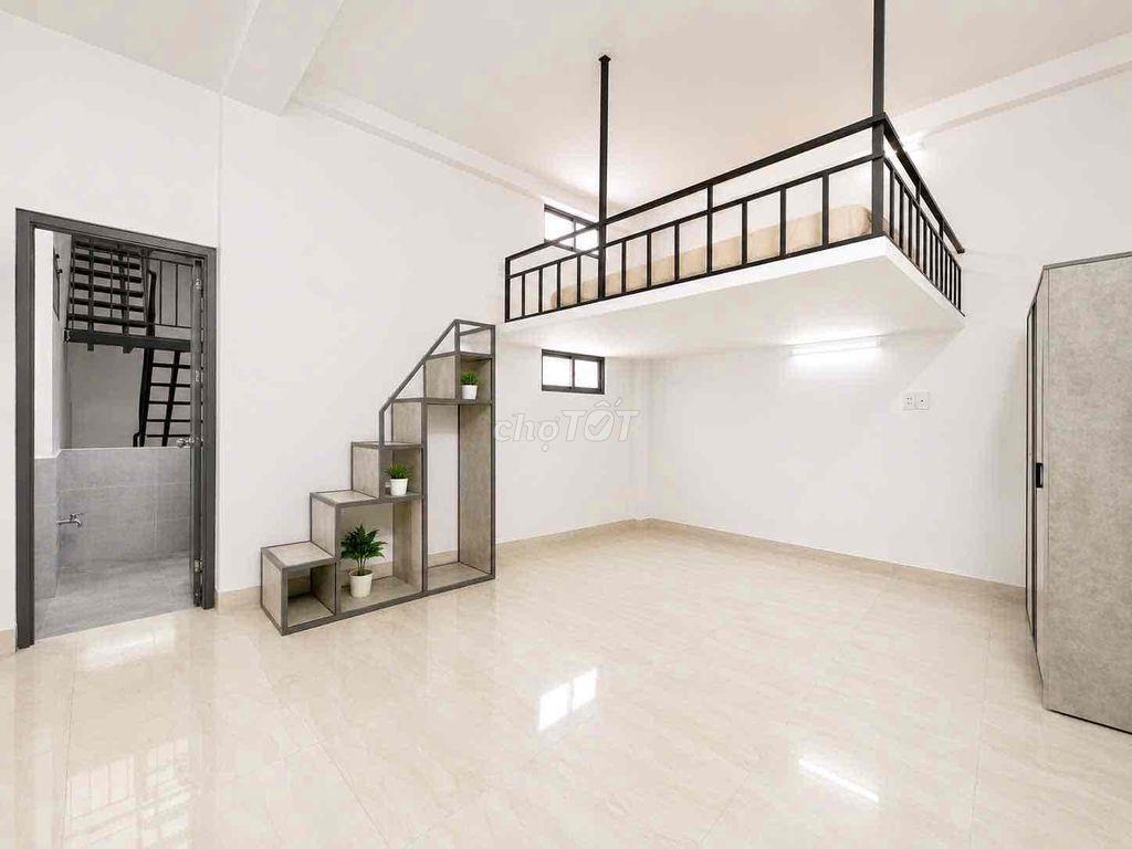 phòng trọ mới 100% nguyễn thị kiều có gác, ban công,
