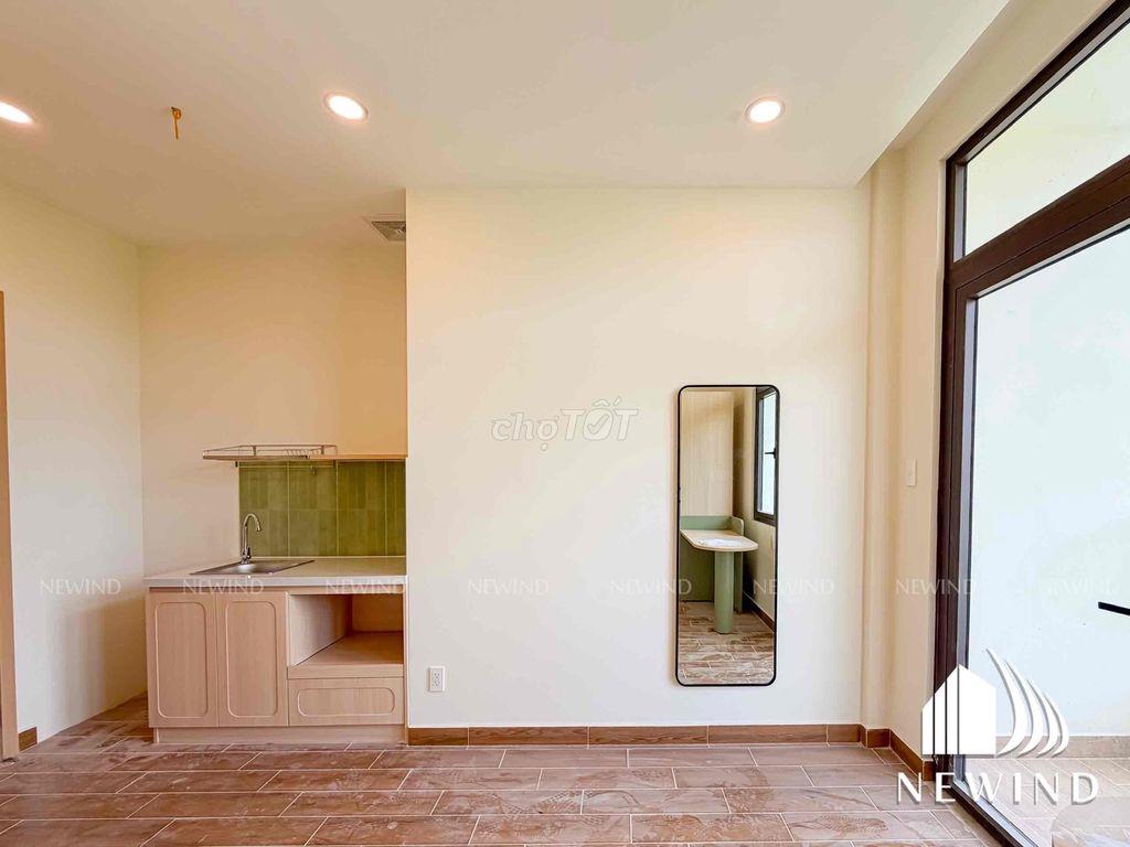 STUDIO BANCON, CỬA SỔ MỚI XÂY 100%, CHỈ TÍNH ĐIỆN, ĐỐI DIỆN RMIT, TĐTU