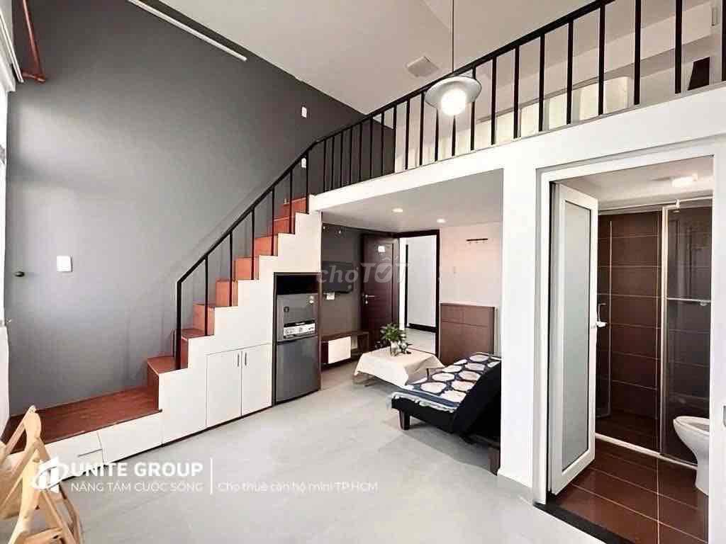 Căn Hộ Duplex Gác Cao Full Nội Thất Ban Công Ngay Lâm Văn Bền