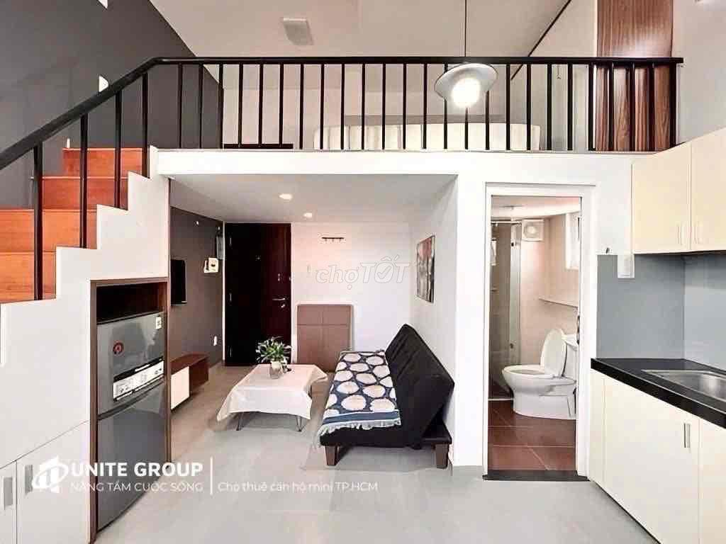 Căn Hộ Duplex Gác Cao Full Nội Thất Ban Công Ngay Lâm Văn Bền