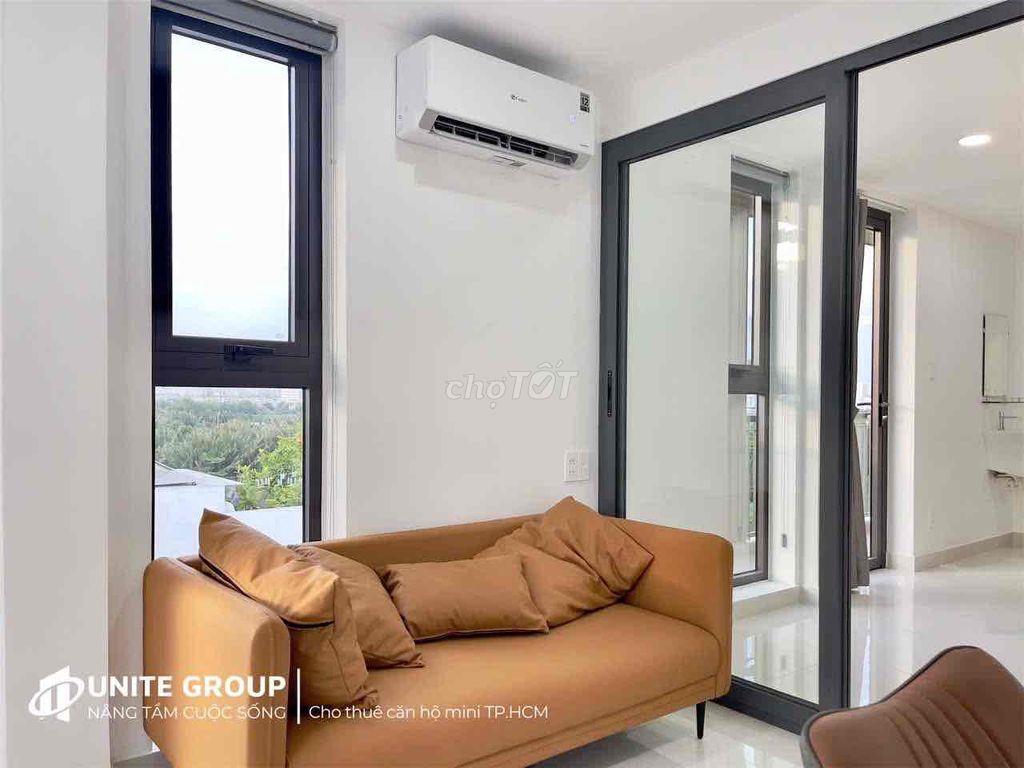Bóc Seal Căn Hộ 1 Phòng Ngủ 1 Phòng Khách Ban Công Dài Full Nội Thất
