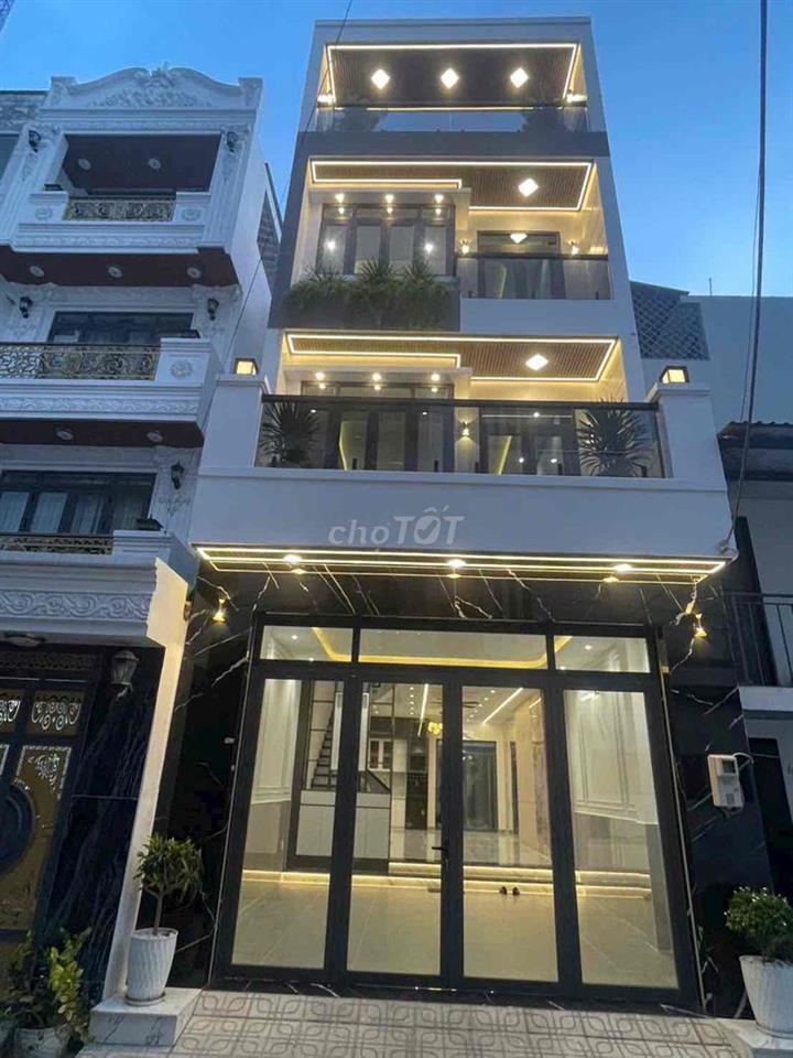 Nhà mới 4 Tầng 5 x 16, Mt lô nhì đường Lê Văn Lương ra Lotte 10 phút