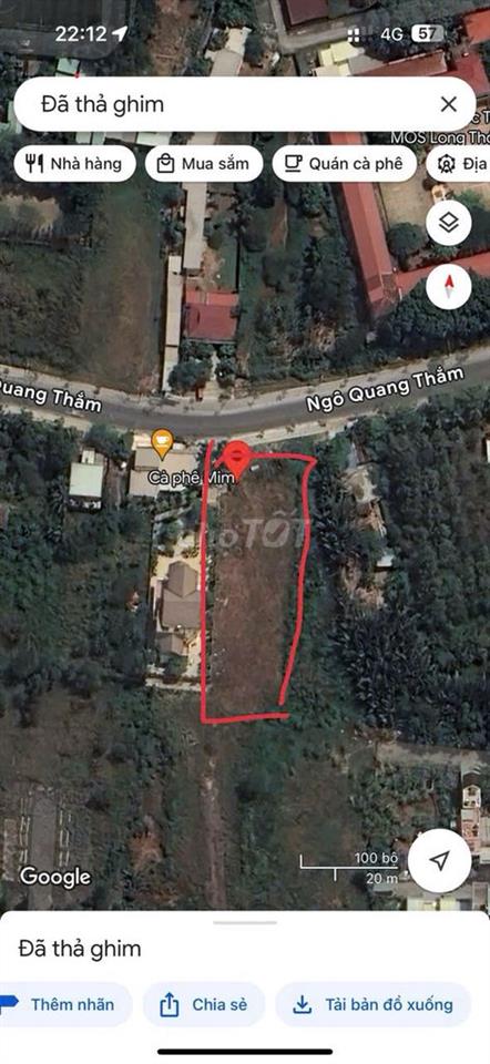 Mặt tiền đường Ngô Quang Thắm,