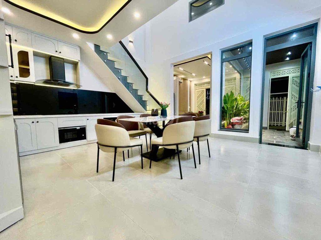 Nhà ngang 6m Mat tiền hẻm Huỳnh Tất Phát Nhà Bè