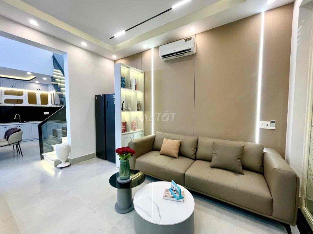 Nhà ngang 6m Mat tiền hẻm Huỳnh Tất Phát Nhà Bè