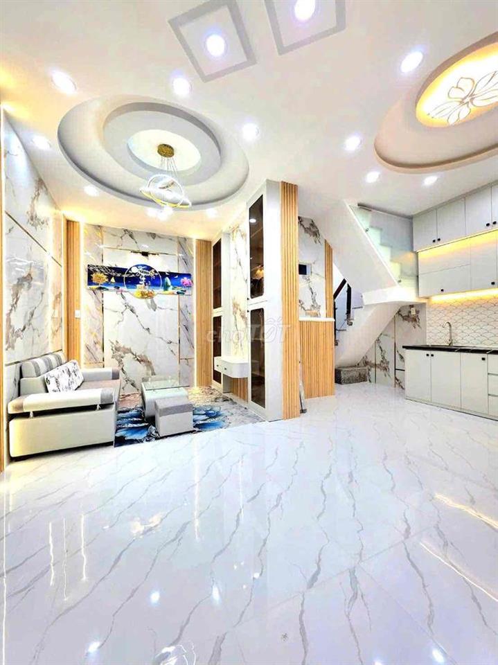Nhà sổ hồg hẻm xe hơi Huỳnh Tấn Phát Nhà Bè