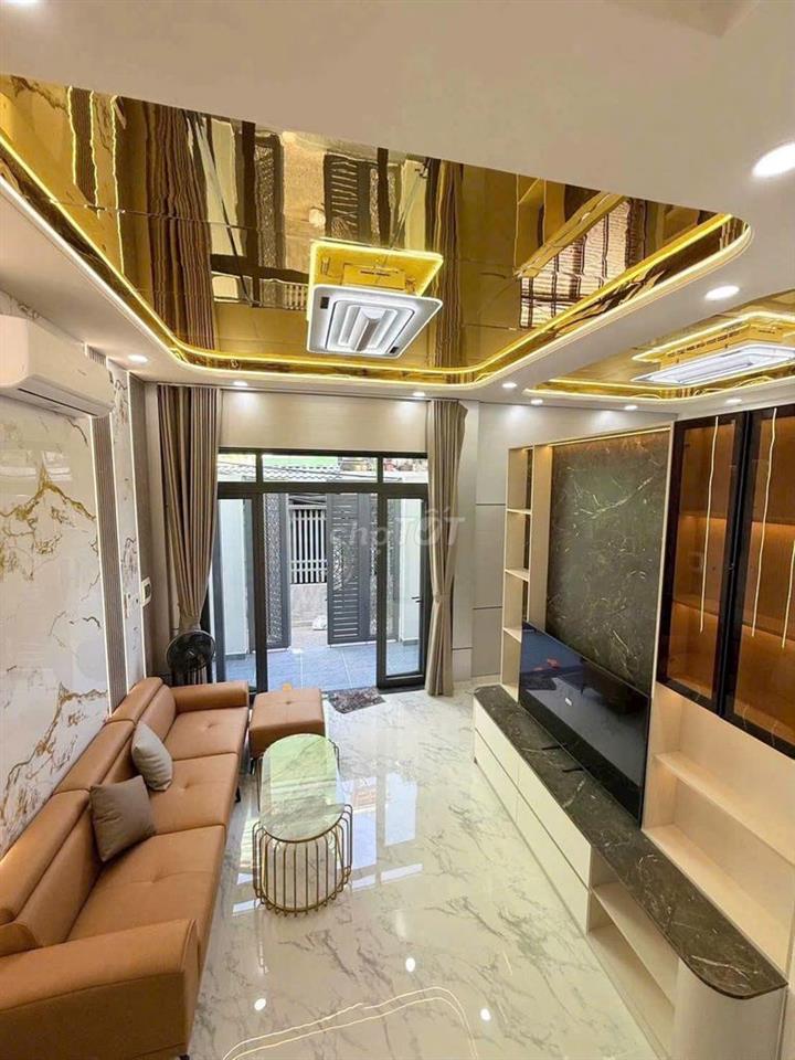 BÁN NHÀ 4 TẦNG FULL NỘI THẤT CAO CẤP – HẺM 1942 HUỲNH TẤN PHÁT, NHÀ BÈ