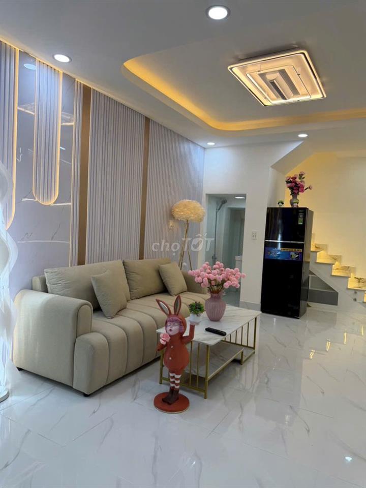 BÁN NHÀ ĐẸP 4 TẦNG GIÁ 3,5 TỶ – HẺM 1056  HUỲNH TẤN PHÁT P TÂN MỸ Q7