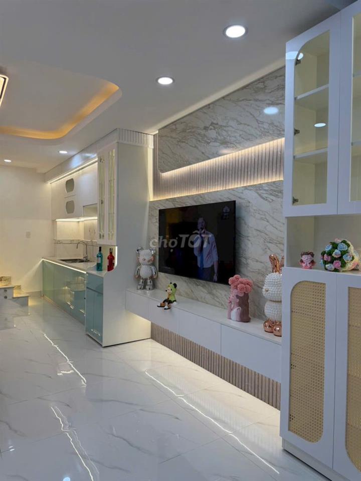 BÁN NHÀ ĐẸP 4 TẦNG GIÁ 3,5 TỶ – HẺM 1056  HUỲNH TẤN PHÁT P TÂN MỸ Q7