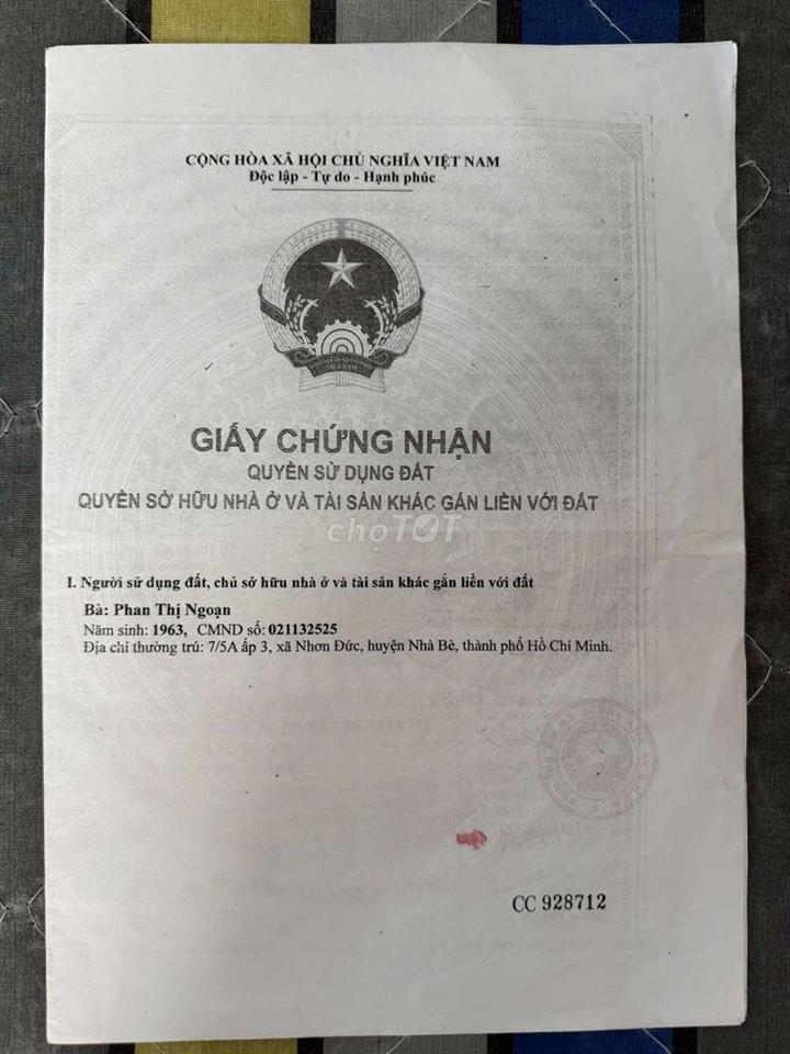 CHÍNH CHỦ BÁN NHÀ 4,95 Tỷ – ĐẤT 75,1M² – 1776 LÊ VĂN LƯƠNG, NHÀ BÈ