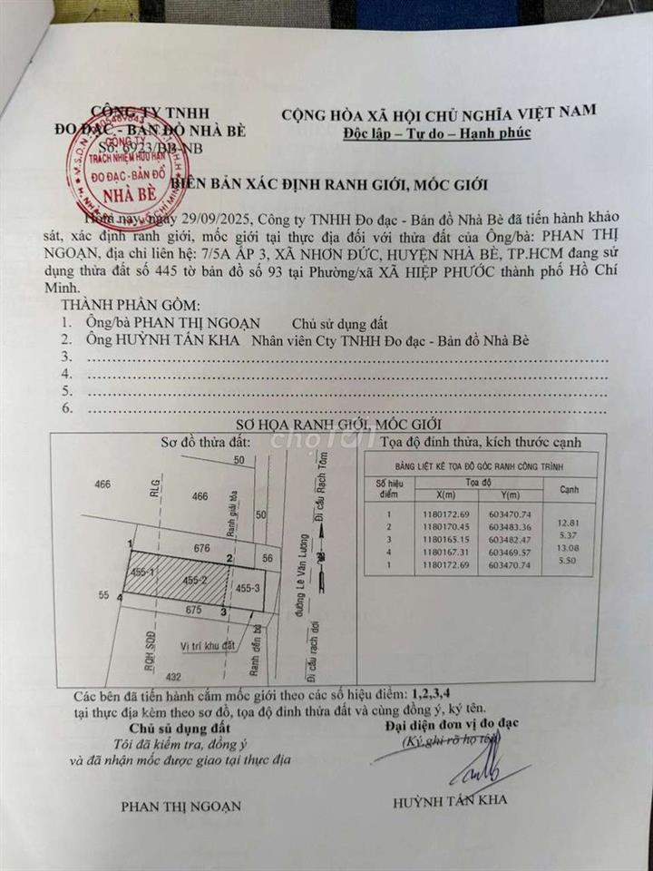CHÍNH CHỦ BÁN NHÀ 4,95 Tỷ – ĐẤT 75,1M² – 1776 LÊ VĂN LƯƠNG, NHÀ BÈ