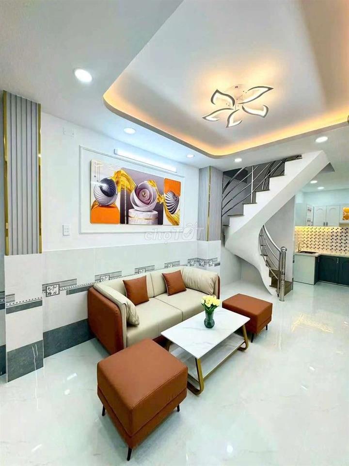 Nhà Mới Ngay Trung tâm huỳnh tấn phát,thị trấn nhà bè sát Q7