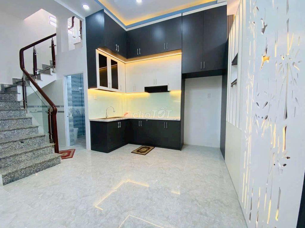 Nhà Mặt Tiền Hẻm 55M2 Thiết kế 3PN hẻm Thông.