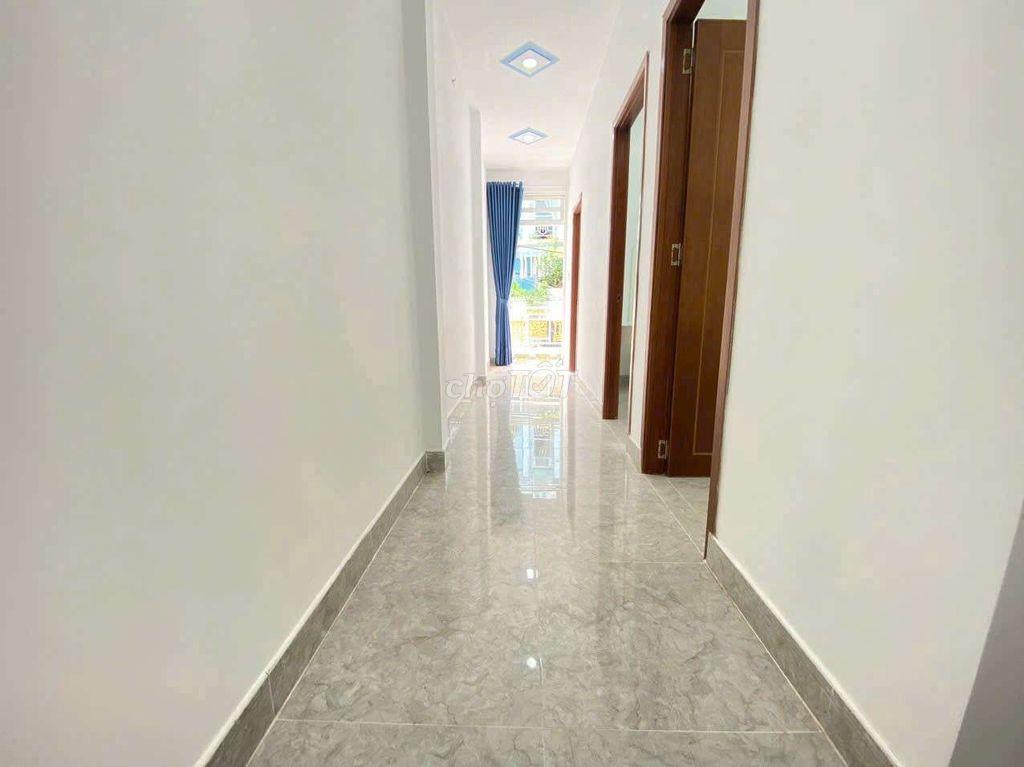 Nhà Mặt Tiền Hẻm 55M2 Thiết kế 3PN hẻm Thông.