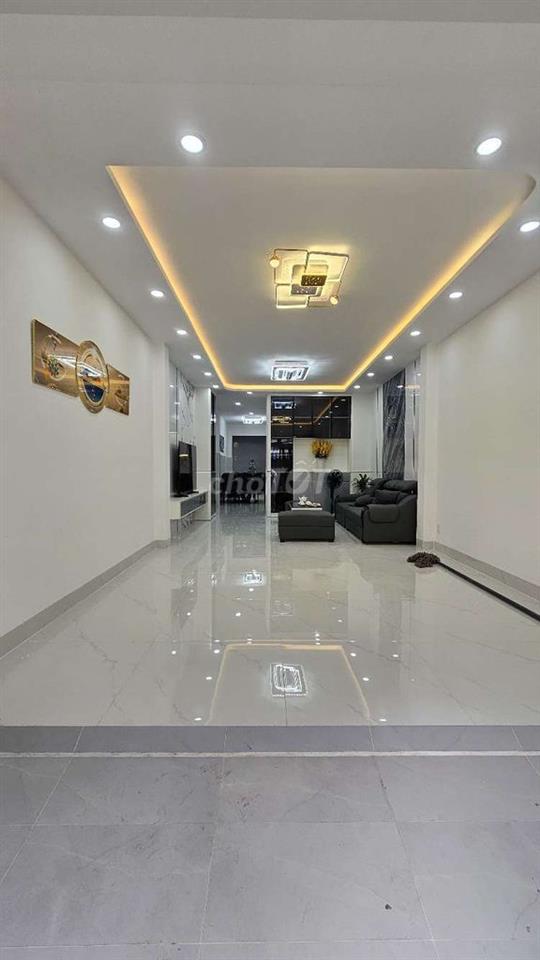 Nhà mặt tiền hẻm thông xe hơi Huỳnh tấn phát kết nối q7